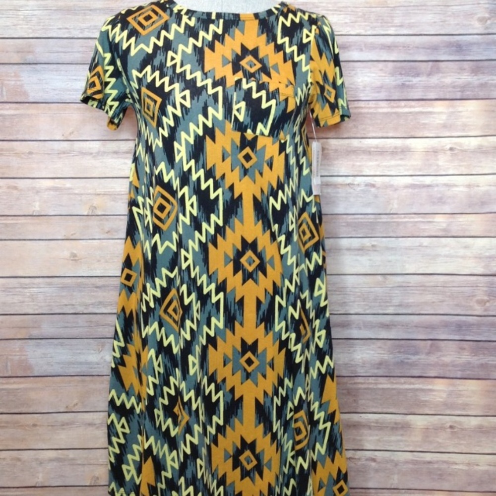 XXS Lularoe Carly Tribal Print NWT